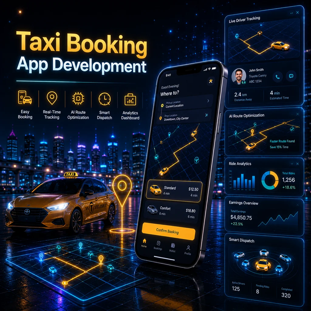 Taxi Booking App Development Services